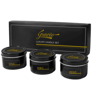 Gracio Luxury candle set luxus illatgyertya szett